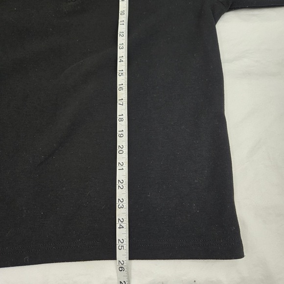 DKNY Men's 1/4 Zip Pullover Large Black Sweatshirt Sleeve Pocket Stretch Golf - Picture 7 of 12